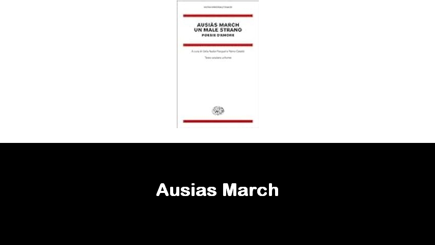 libri di Ausias March