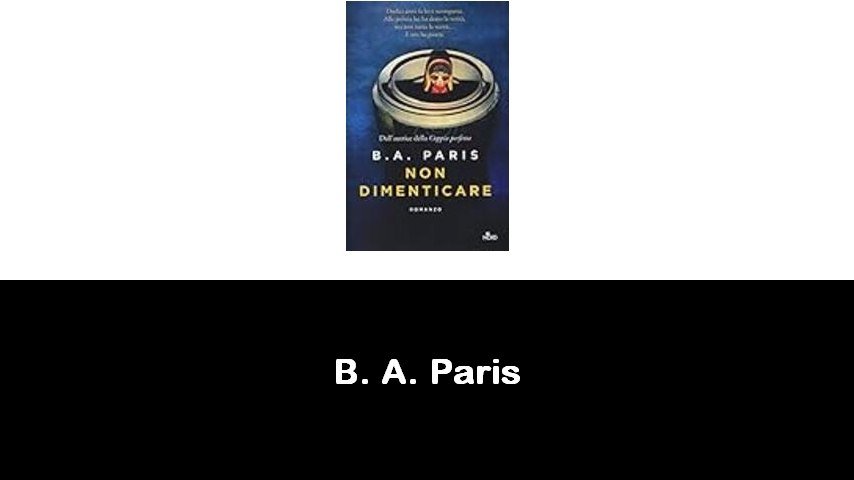 libri di B. A. Paris