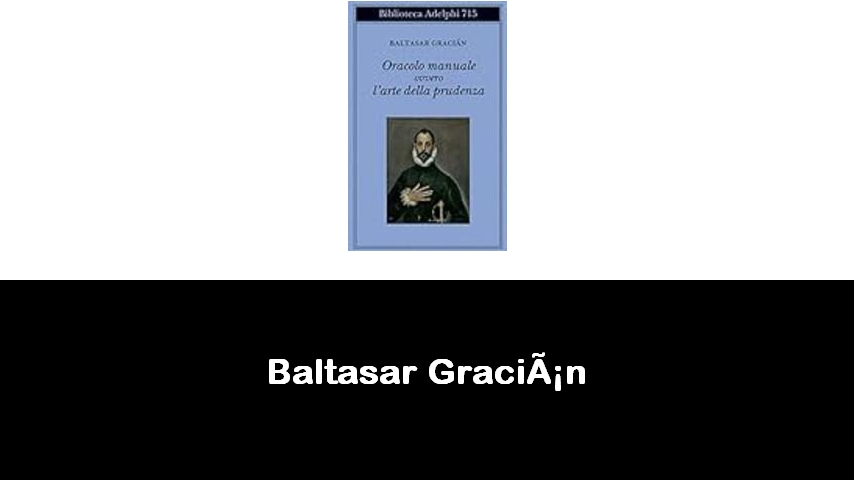 libri di Baltasar Gracián