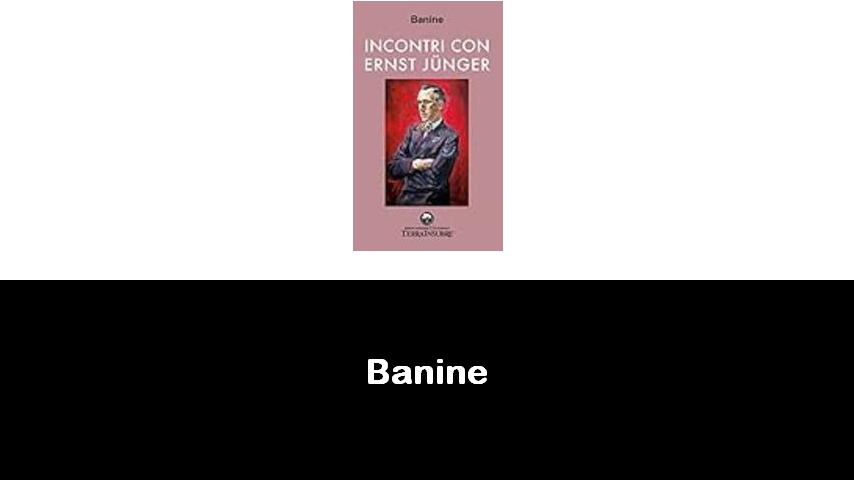 libri di Banine