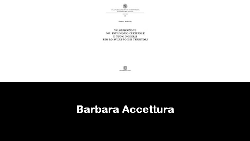 libri di Barbara Accettura