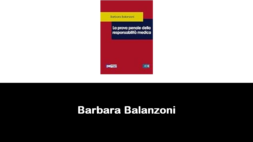 libri di Barbara Balanzoni