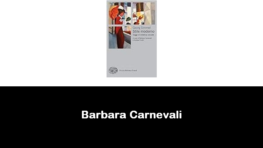 libri di Barbara Carnevali