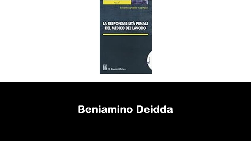 libri di Beniamino Deidda