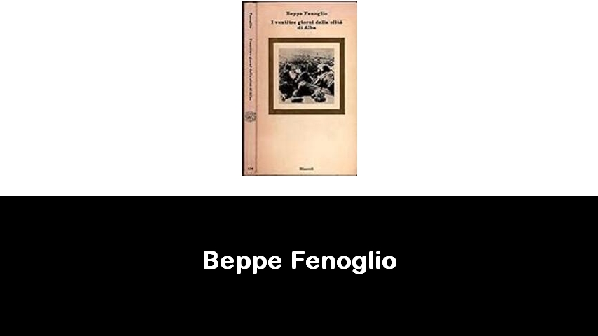 libri di Beppe Fenoglio