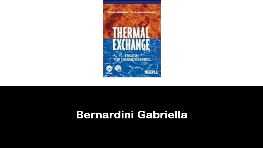 libri di Bernardini Gabriella