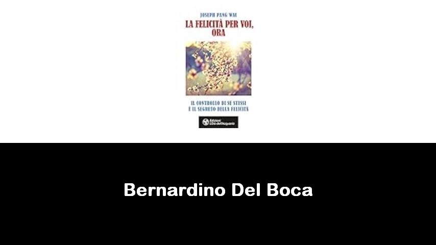 libri di Bernardino Del Boca