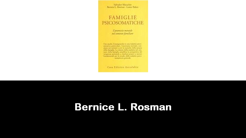 libri di Bernice L. Rosman