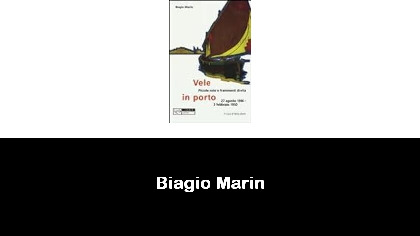 libri di Biagio Marin