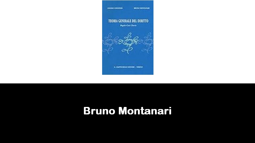 libri di Bruno Montanari