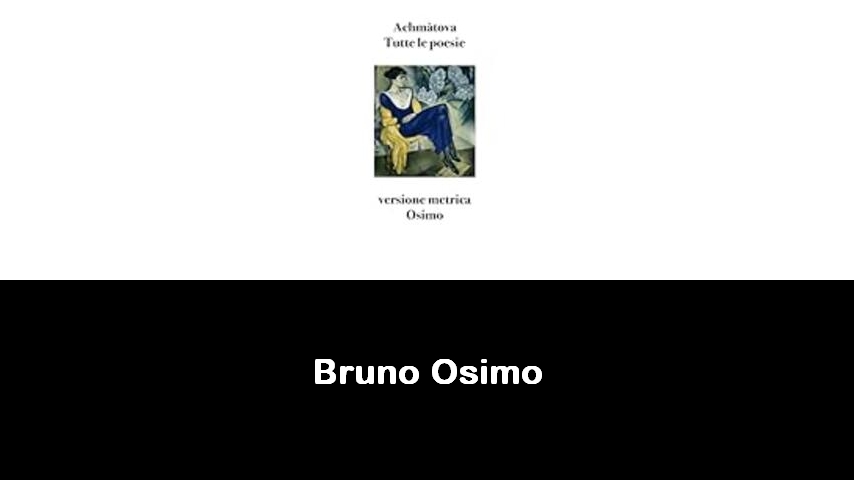 libri di Bruno Osimo