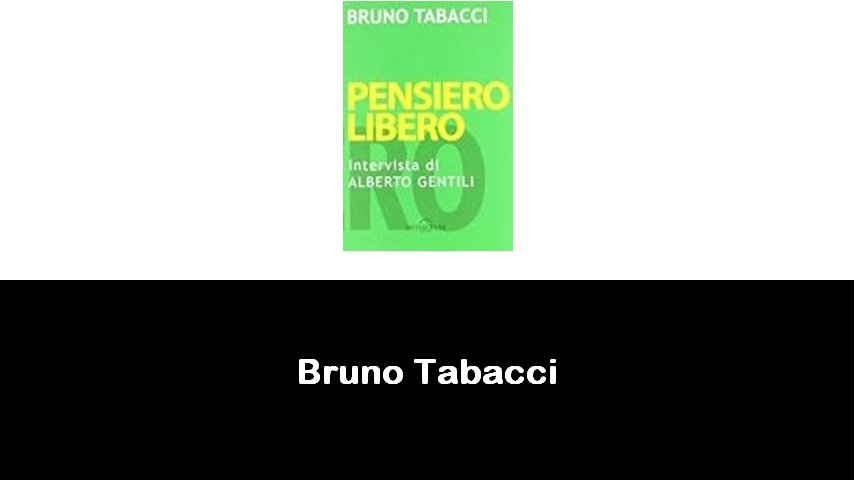 libri di Bruno Tabacci