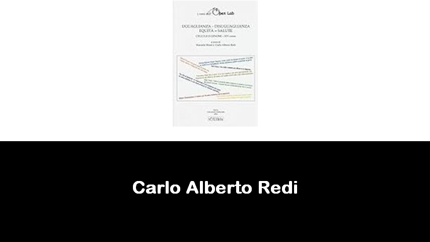 libri di Carlo Alberto Redi