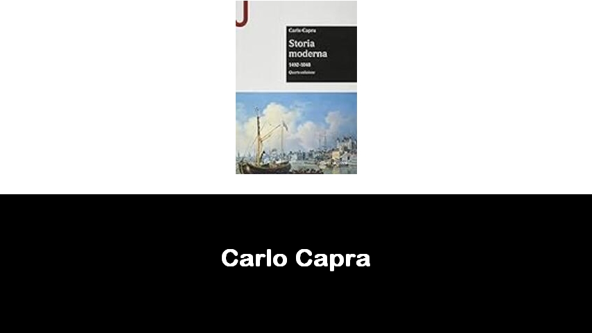 libri di Carlo Capra