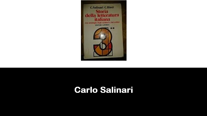 libri di Carlo Salinari