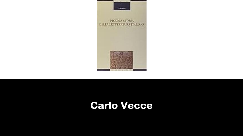 libri di Carlo Vecce