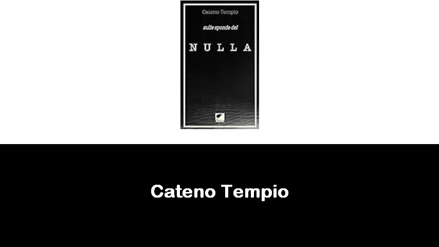 libri di Cateno Tempio