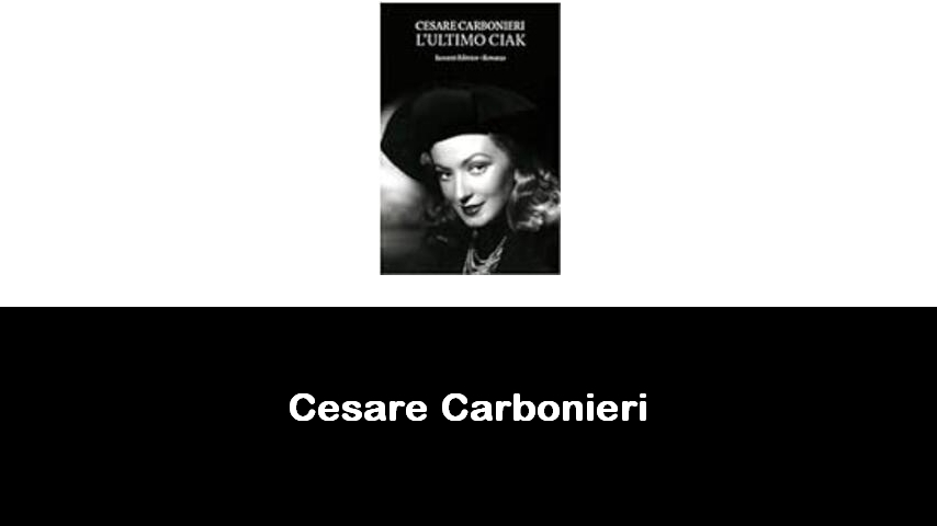 libri di Cesare Carbonieri