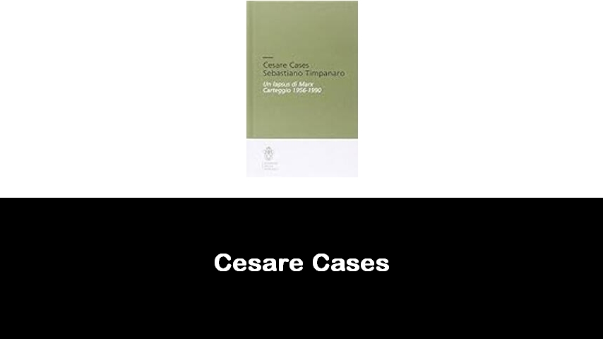 libri di Cesare Cases