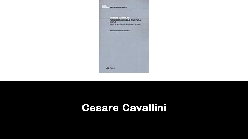 libri di Cesare Cavallini