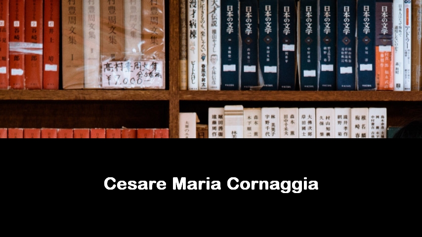 libri di Cesare Maria Cornaggia