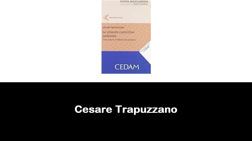 libri di Cesare Trapuzzano