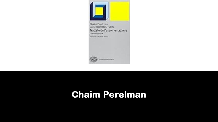 libri di Chaim Perelman