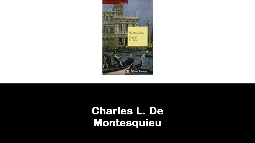 libri di Charles L. De Montesquieu