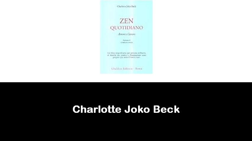 libri di Charlotte Joko Beck