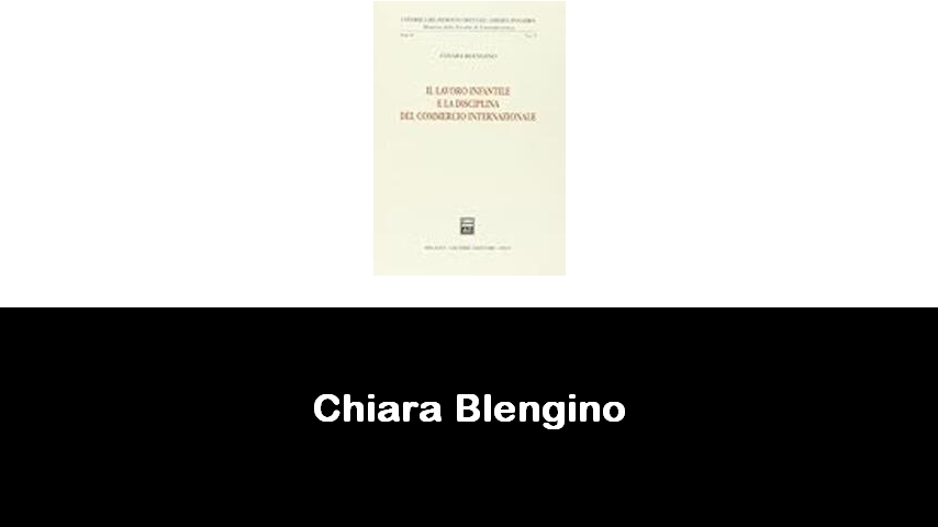 libri di Chiara Blengino