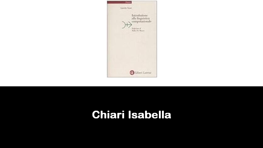 libri di Chiari Isabella