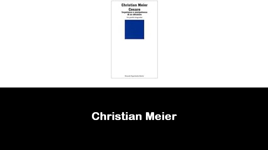 libri di Christian Meier