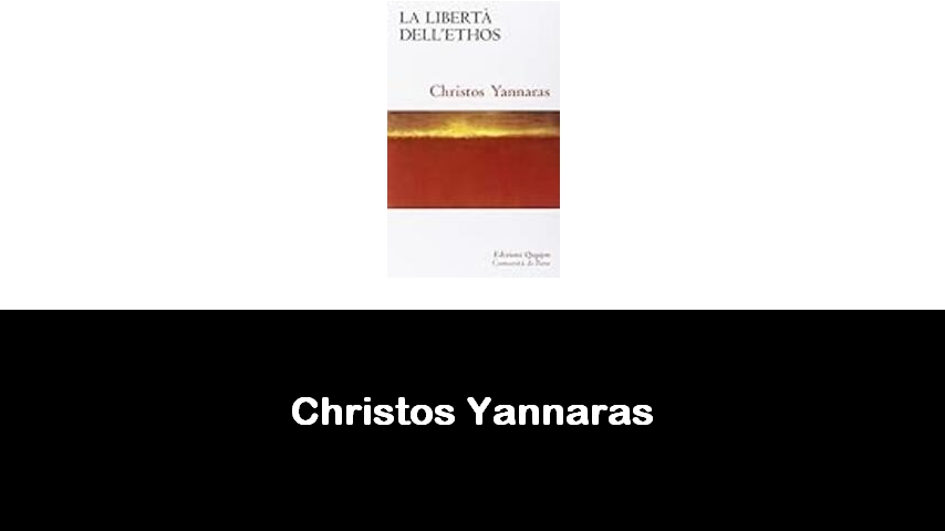 libri di Christos Yannaras