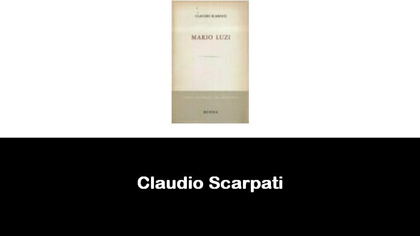 libri di Claudio Scarpati