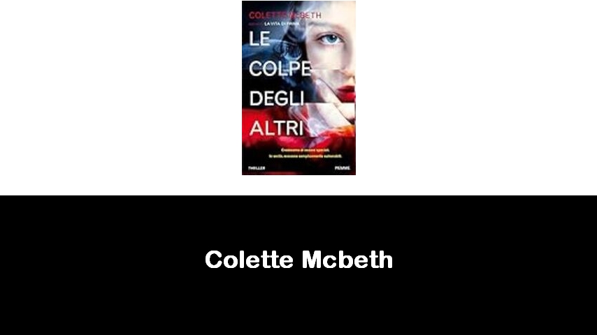 libri di Colette Mcbeth