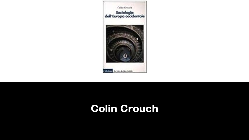 libri di Colin Crouch