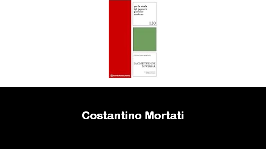 libri di Costantino Mortati