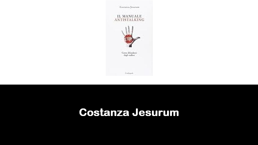 libri di Costanza Jesurum