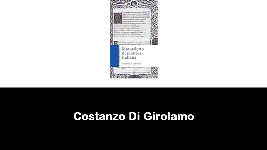 libri di Costanzo Di Girolamo