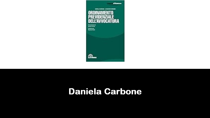 libri di Daniela Carbone