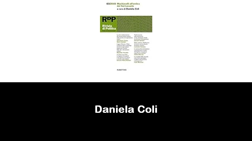 libri di Daniela Coli