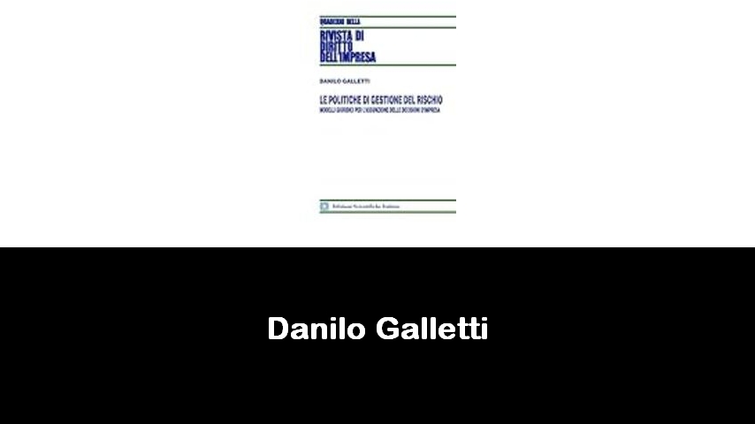 libri di Danilo Galletti