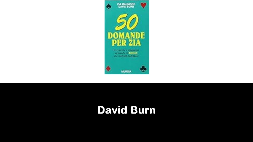 libri di David Burn