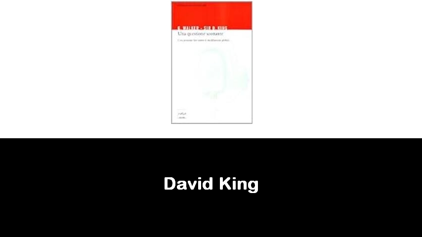 libri di David King