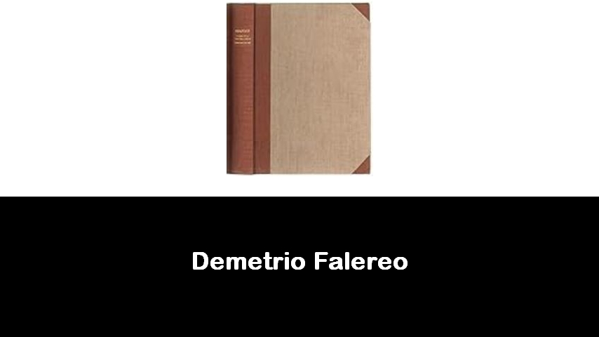 libri di Demetrio Falereo