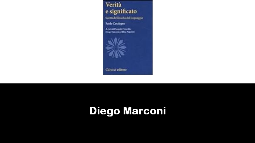 libri di Diego Marconi