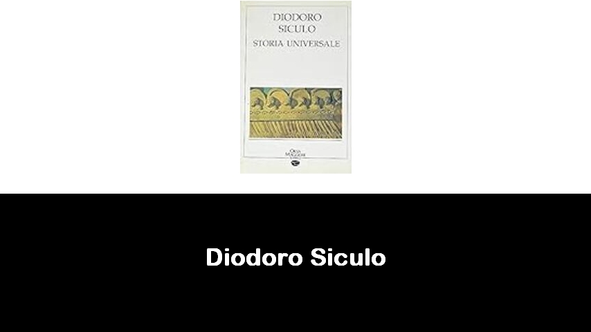 libri di Diodoro Siculo