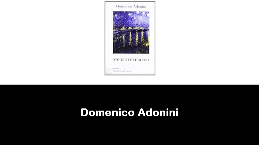 libri di Domenico Adonini