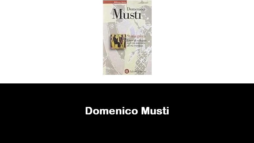 libri di Domenico Musti