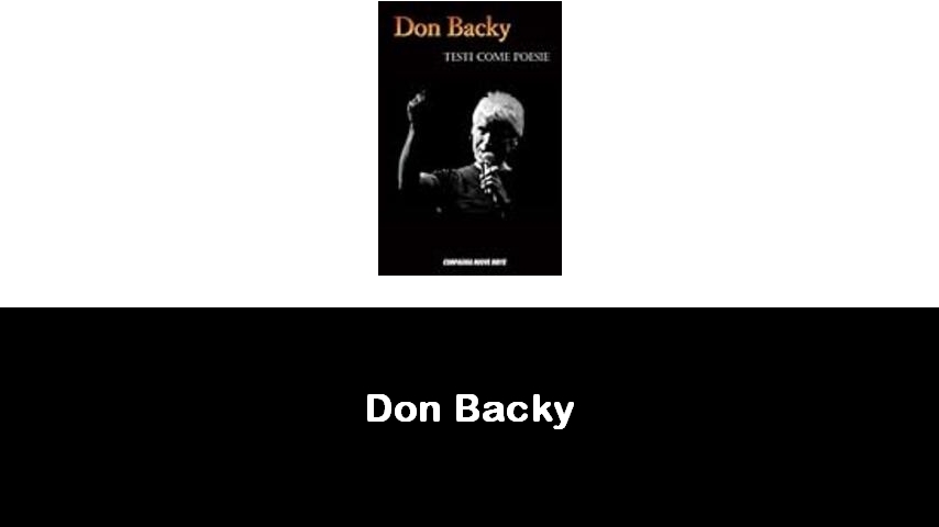 libri di Don Backy